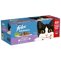 Felix Nourriture pour chat Sensations Crunchy Sélection de la campagne en  gelée